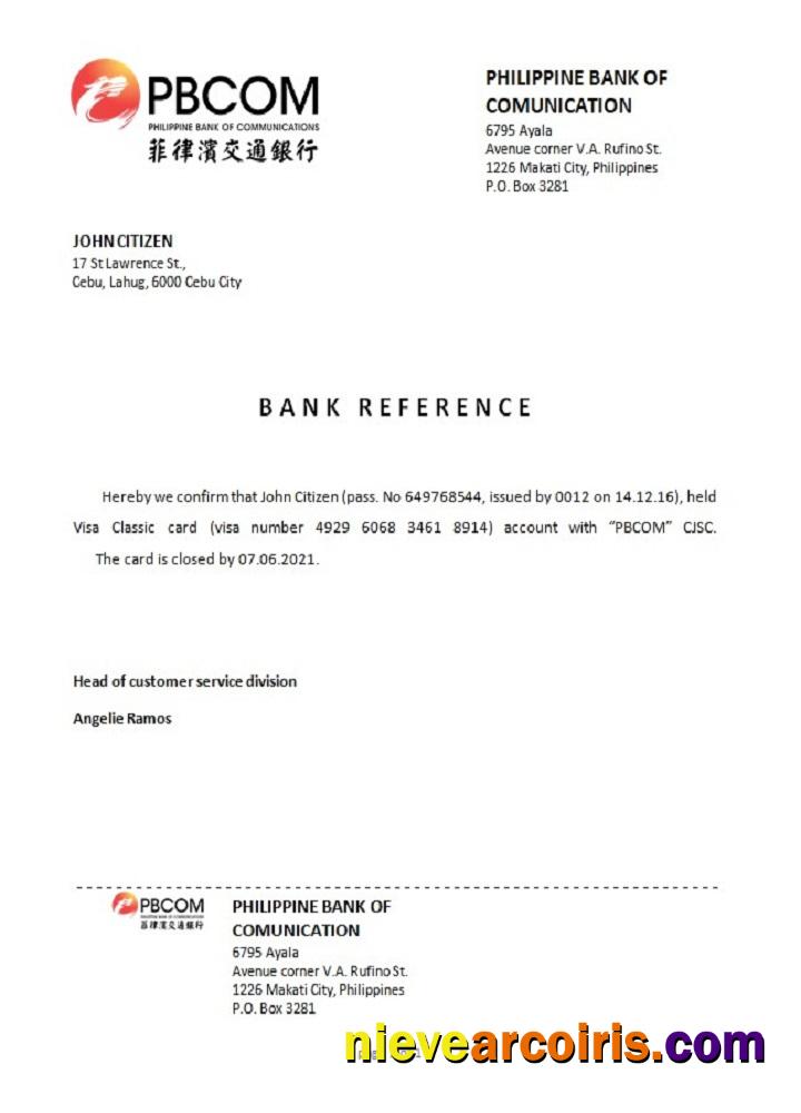 Philippines PBCOM closure reference